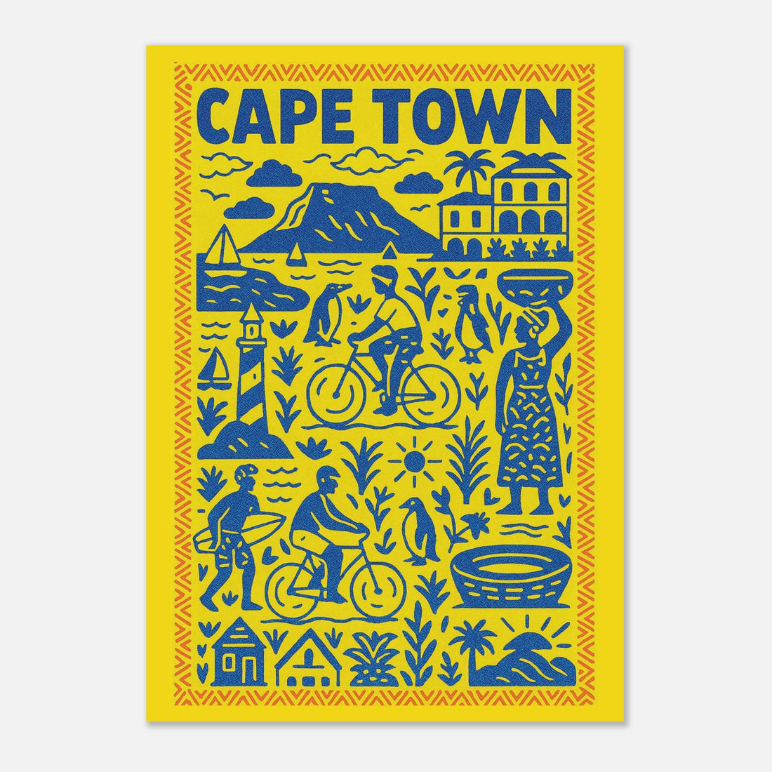 Affiche Cape Town – Art urbain africain | Décoration murale