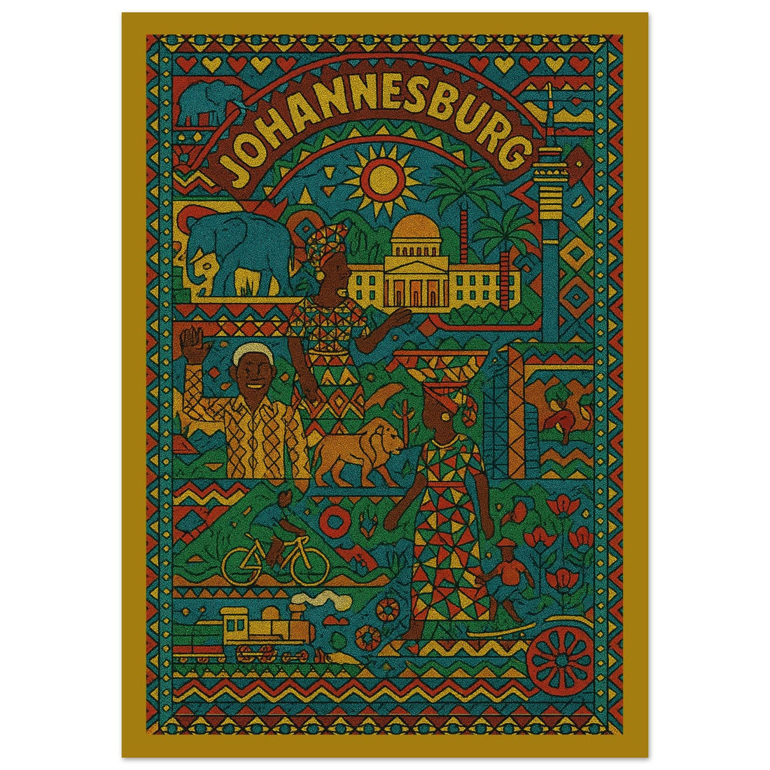 Johannesburg Poster | City Print