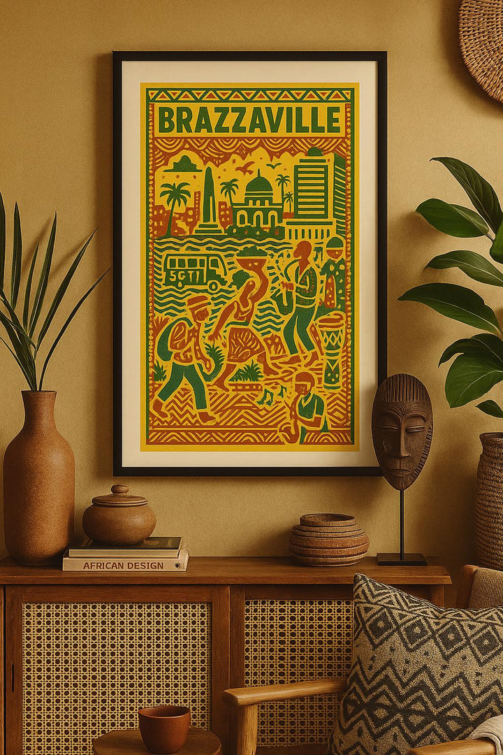Brazzaville Wall Art Print