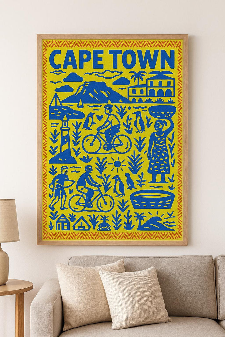 Cape Town Wall Art – South African Poster Print