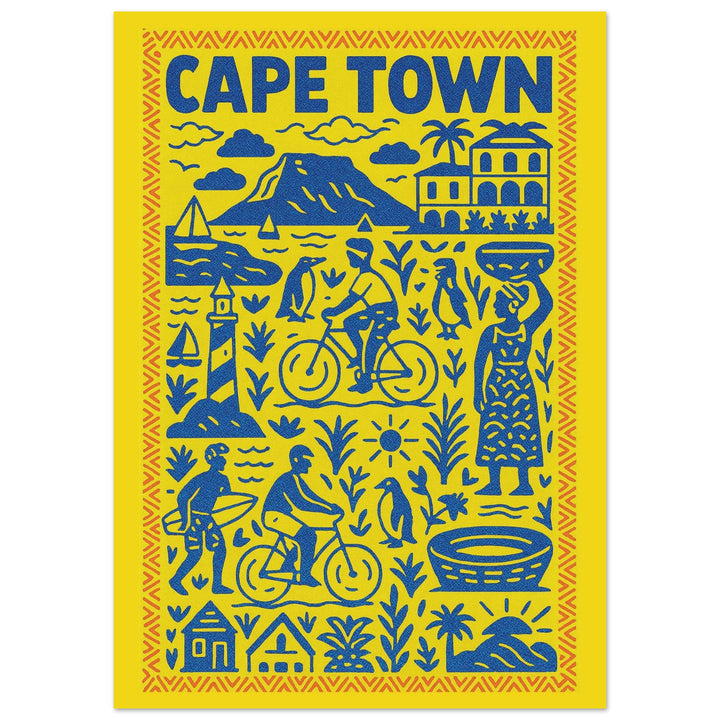 Cape Town Wall Art – South African Poster Print