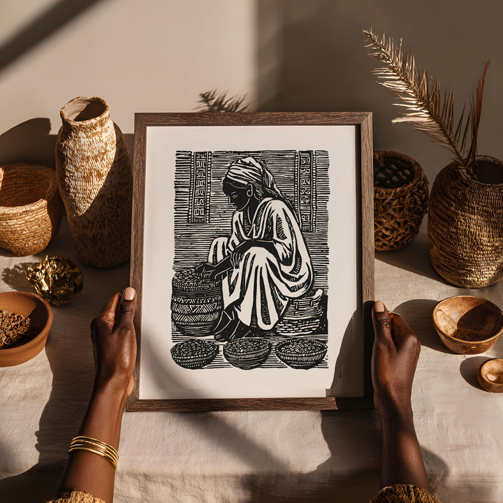 Worldways & Cultural Scenes — Linocut Edition